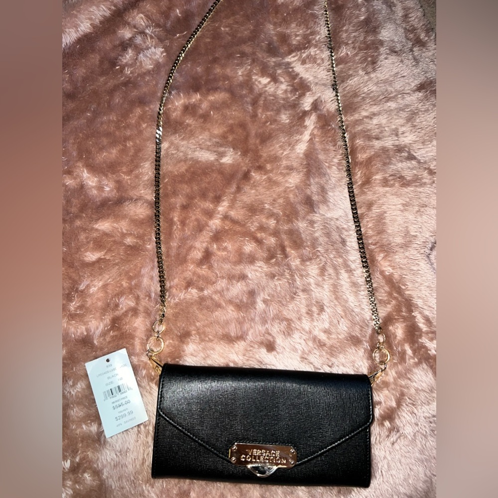 VERSACE COLLECTION CROSSBODY CHAIN WALLET - Picture 4 of 6